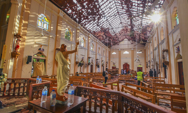 Sørgedag på Sri Lanka